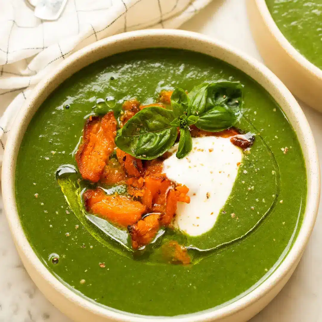 Spinatsuppe